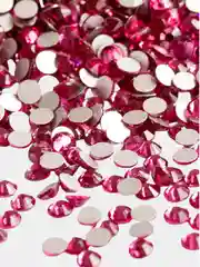 Розовый jess NAIL Стразы для дизайна ногтей, 30 шт пакет