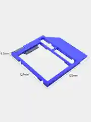 Синий адаптер Салазки для SSD / HDD 2,5" в разъем DVD привода