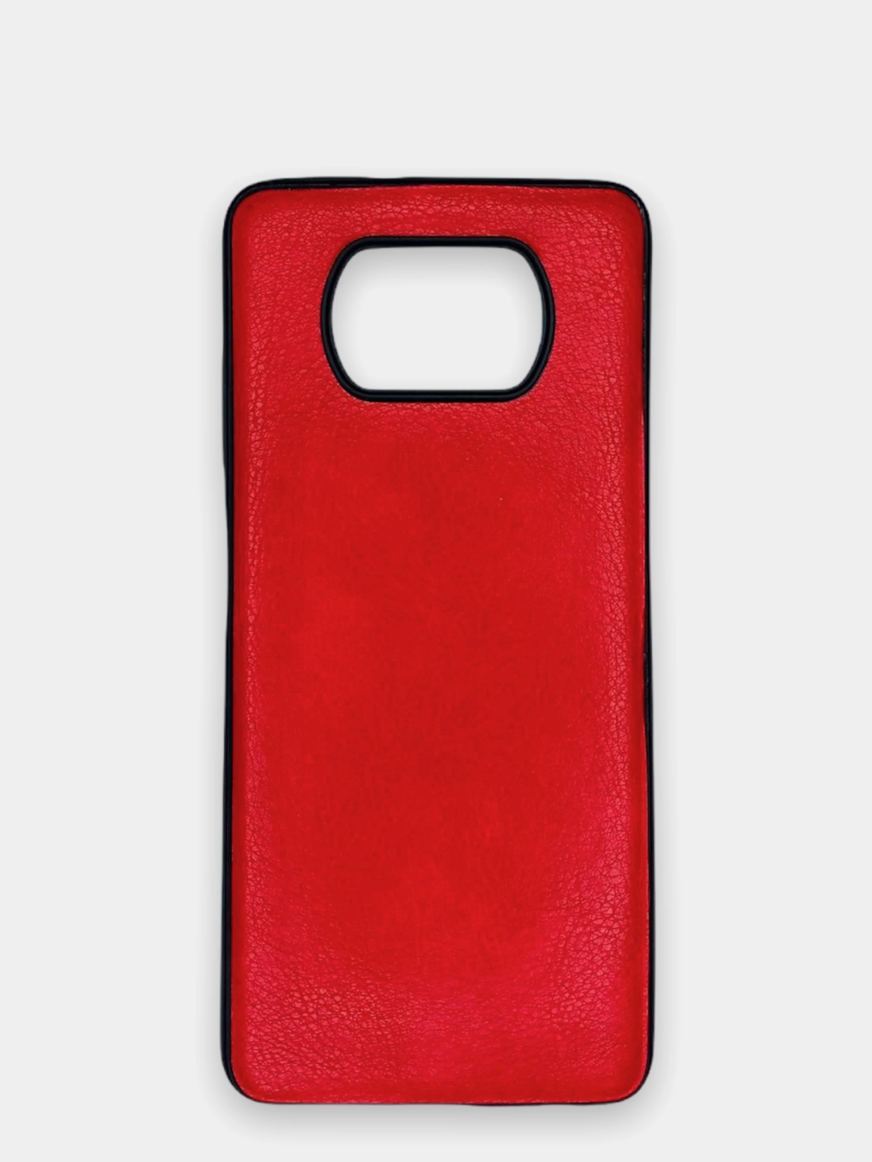 Красный чехол Xiaomi Poco X3 NFC / Poco X3 Pro, Сяоми Поко Х3 силиконовый, имитация кожи, Baseus