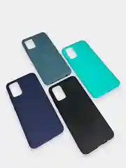 Бирюзовый чехол для Samsung Galaxy A02s, Самсунг Галакси А02с силиконовый цветной