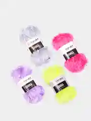 Серый меланж пряжа YarnArt Samba, 150 м, 100 г, 100% полиэстер