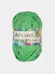 Зеленый пряжа Arachna "Papyrus" рафия