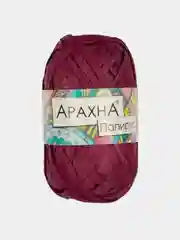 Бордовый пряжа Arachna "Papyrus" рафия