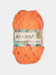 Оранжевый пряжа Arachna "Papyrus" рафия