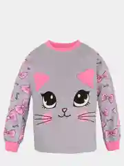 Розовый пижама детская для девочки (3 - 7 лет)