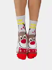 Новогодние женские носки в подарок