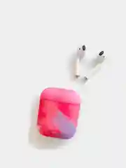 Алый чехол "Тай-дай" для apple airpods, кейс для наушников первого поколения pkt