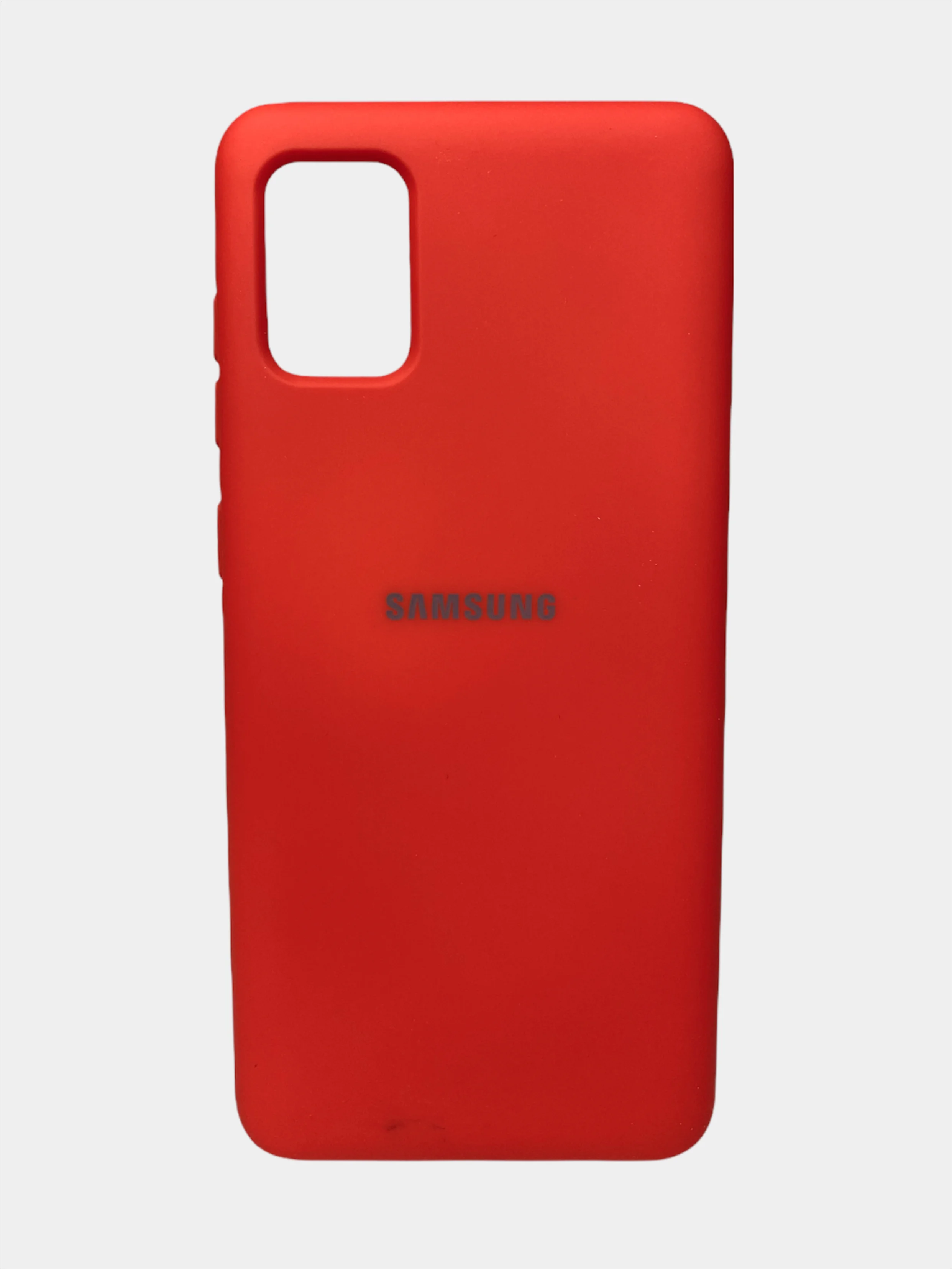 Красный чехол Samsung A31 c Soft Touch покрытием