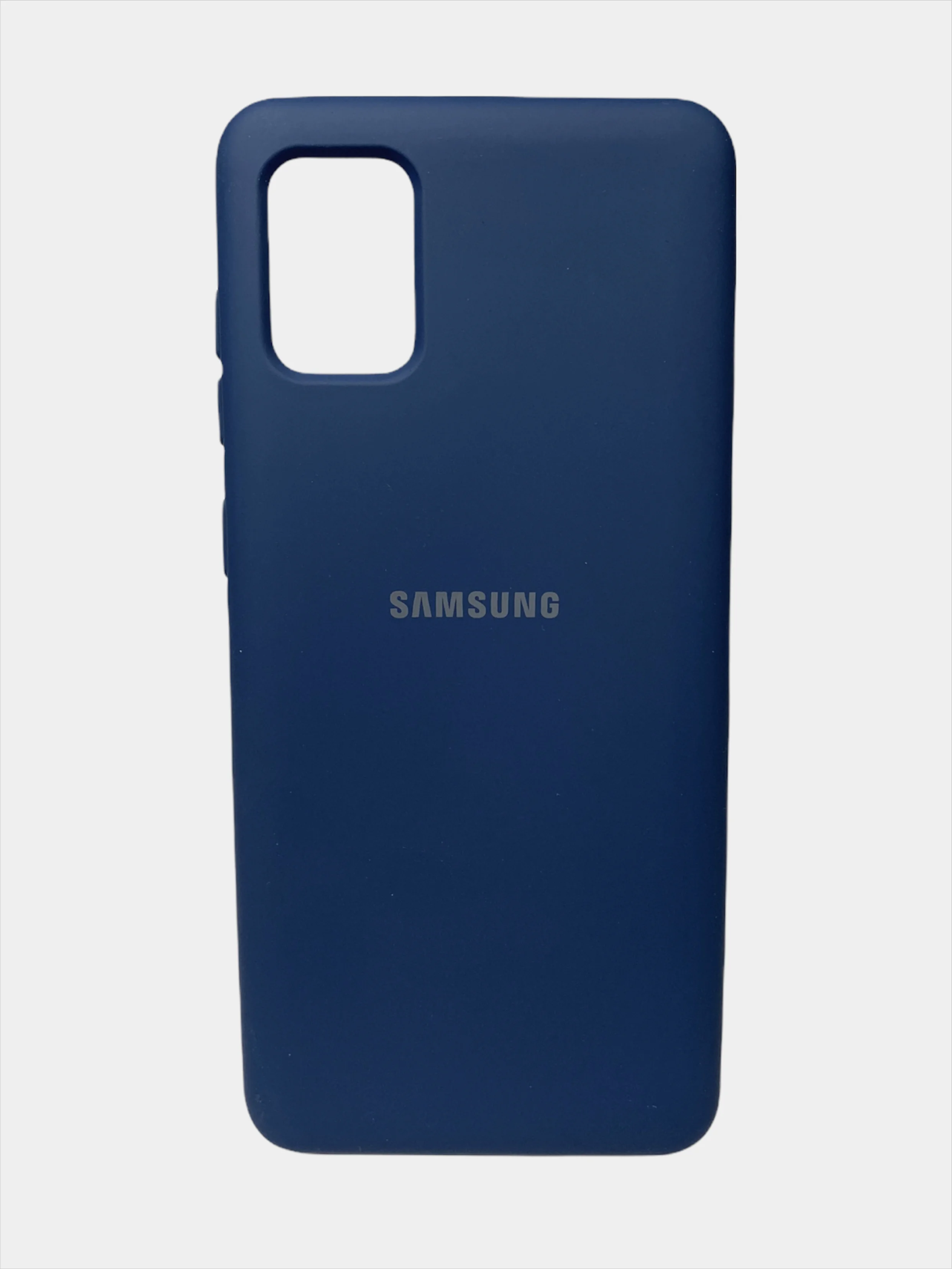 Темно-синий чехол Samsung A31 c Soft Touch покрытием