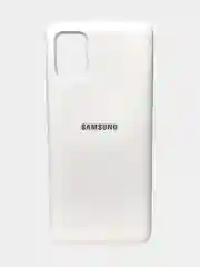 Белый чехол Samsung A31 c Soft Touch покрытием