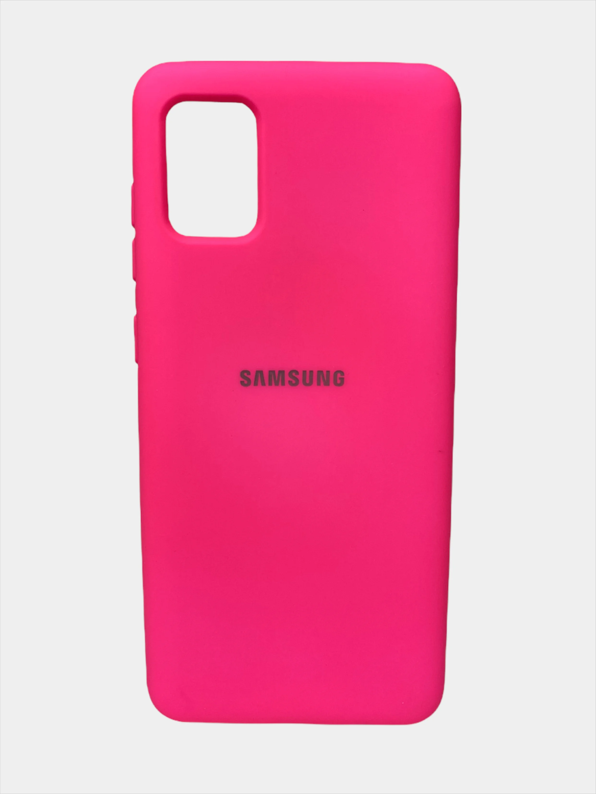 Фуксия чехол Samsung A31 c Soft Touch покрытием