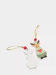Коралловый меланж набор елочных украшений