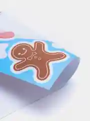 Наклейки новогодние "Гномы" Новый год/Рождество