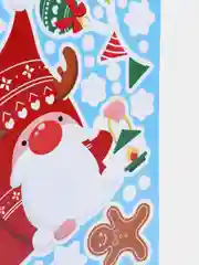 Наклейки новогодние "Гномы" Новый год/Рождество