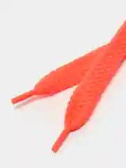 Коралловый шнурки для кроссовок плоские цветные