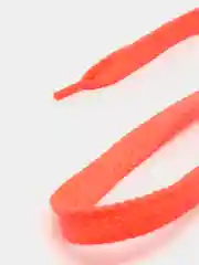 Коралловый шнурки для кроссовок плоские цветные