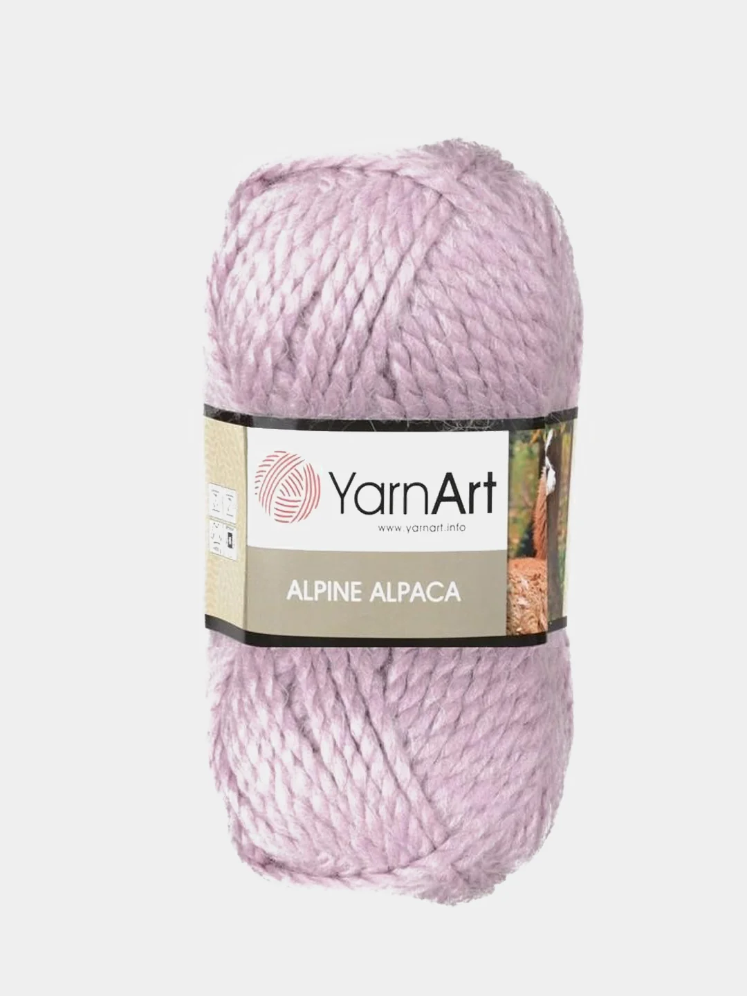 Пряжа  YarnArt Alpine Alpaca 30% Альпака 10% Шерсть 60% Акрил 150г 120м