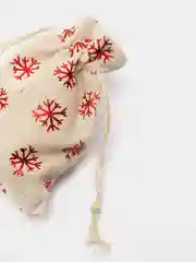 Бордовый мешочек подарочный 3 шт. Новый год/Рождество