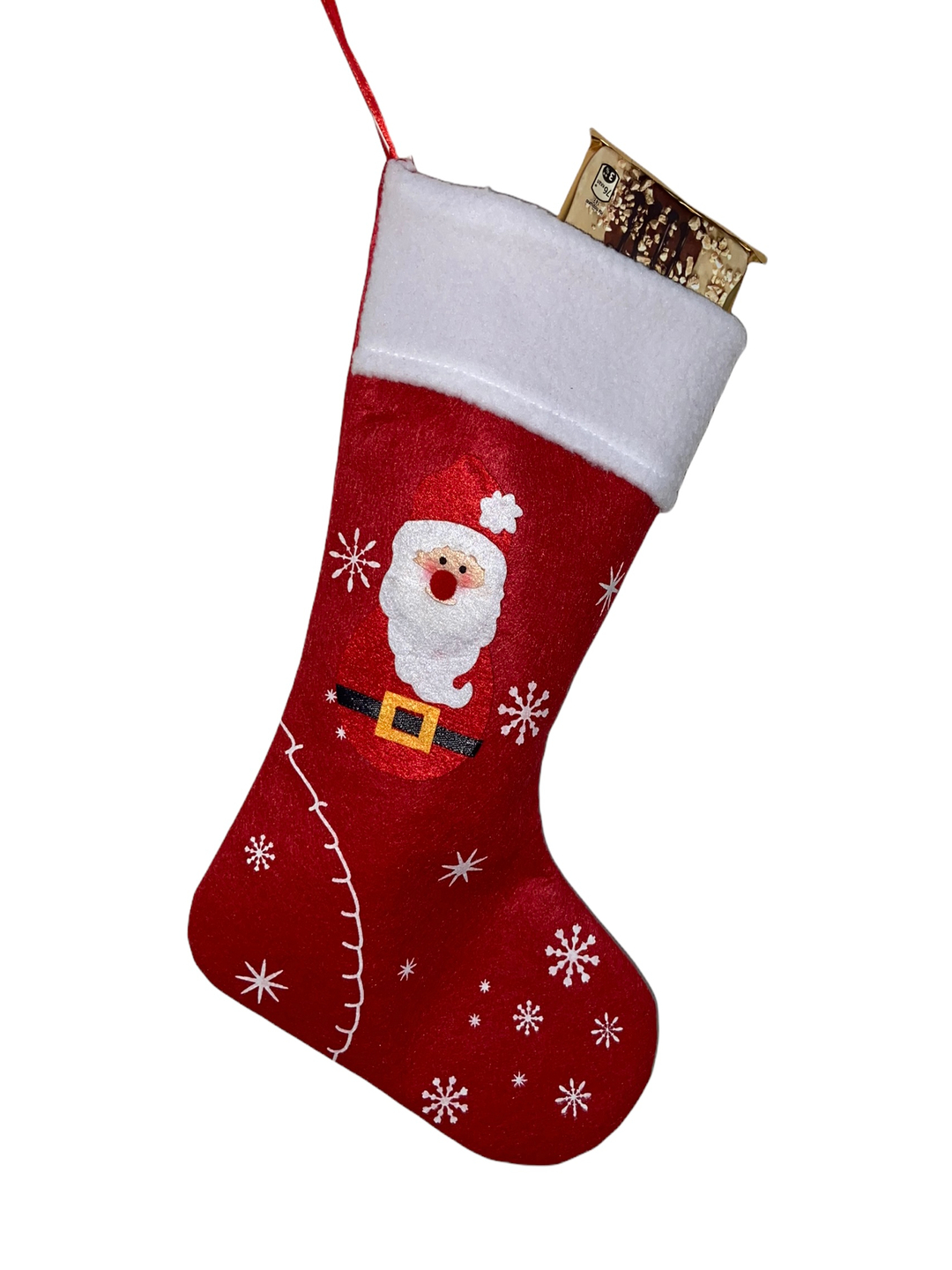 Делаем рождественский носок для подарков своими руками