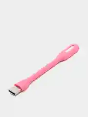 Розовый светодиодная лампа-светильник, гибкая, настольная, USB-фонарик
