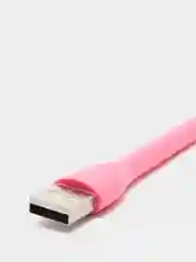 Розовый светодиодная лампа-светильник, гибкая, настольная, USB-фонарик