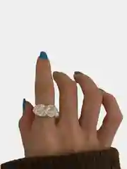 Кольцо в ретро стиле/ Кольцо безразмерное/ Кольцо женское/ Кольцо серебряное
