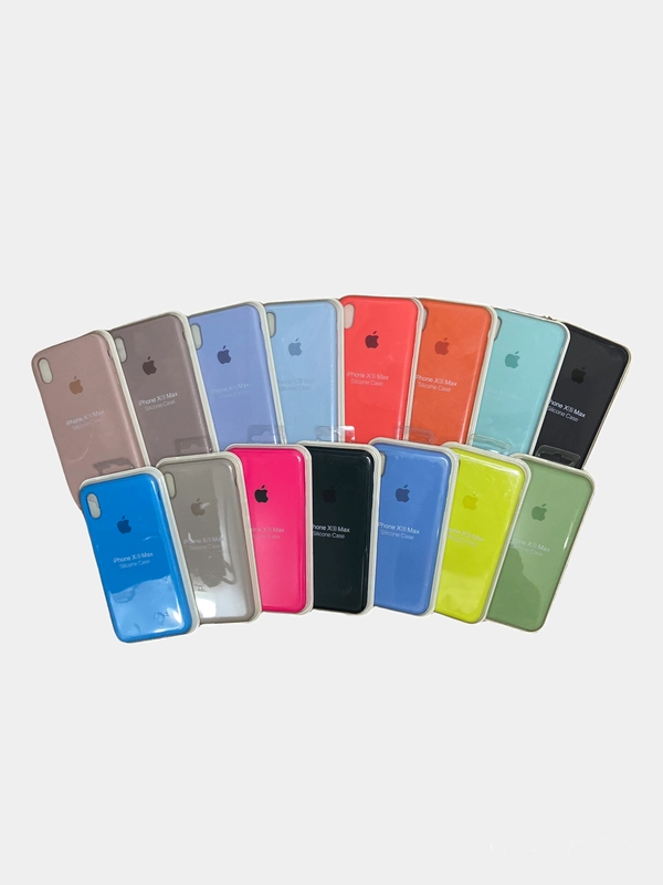 Чехол Silicone Case для iPhone XS max, силиконовый чехол, с мягким подкладом