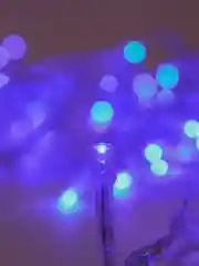 Лазурный гирлянда синяя зеленая белая Новогодняя 4м, LED светодиодная, синий и зеленый свет на елку