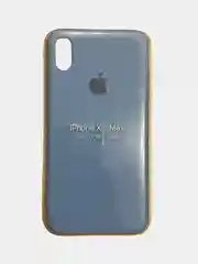 Светло-синий чехол Silicone Case для iPhone XS max, силиконовый чехол, с мягким подкладом