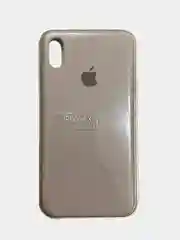 Серый чехол Silicone Case для iPhone XS max, силиконовый чехол, с мягким подкладом