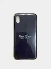 Темно-синий чехол Silicone Case для iPhone XS max, силиконовый чехол, с мягким подкладом