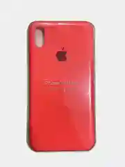 Розовый чехол Silicone Case для iPhone XS max, силиконовый чехол, с мягким подкладом