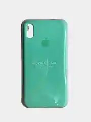 Салатовый чехол Silicone Case для iPhone XS max, силиконовый чехол, с мягким подкладом