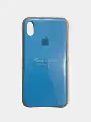 Лазурный чехол Silicone Case для iPhone XS max, силиконовый чехол, с мягким подкладом