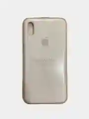 Бежевый чехол Silicone Case для iPhone XS max, силиконовый чехол, с мягким подкладом