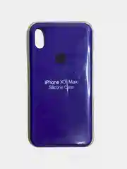 Фиолетовый чехол Silicone Case для iPhone XS max, силиконовый чехол, с мягким подкладом