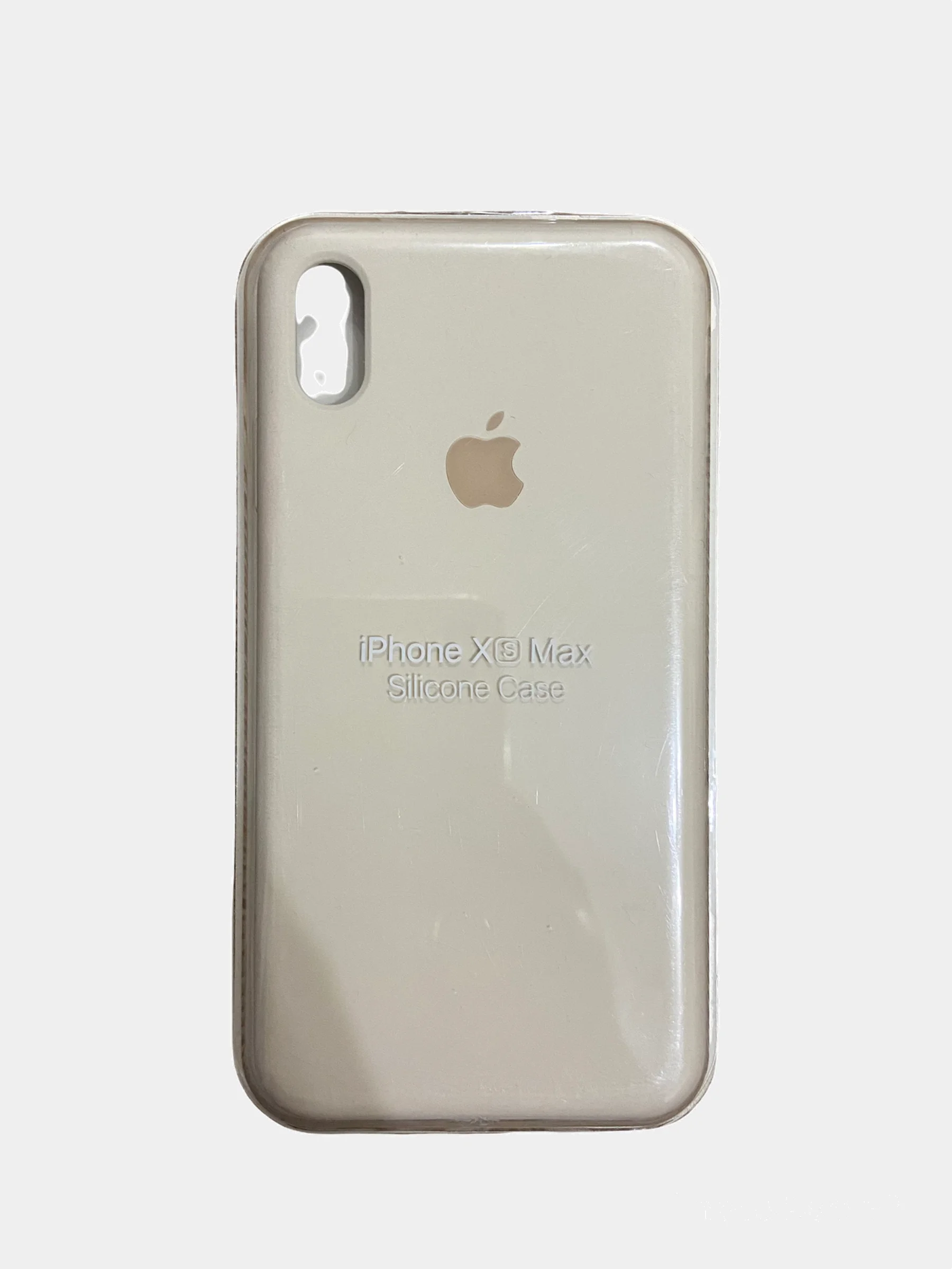 Песочный хаки чехол Silicone Case для iPhone XS max, силиконовый чехол, с мягким подкладом