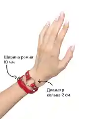 Портупея Pure Red из натуральной кожи