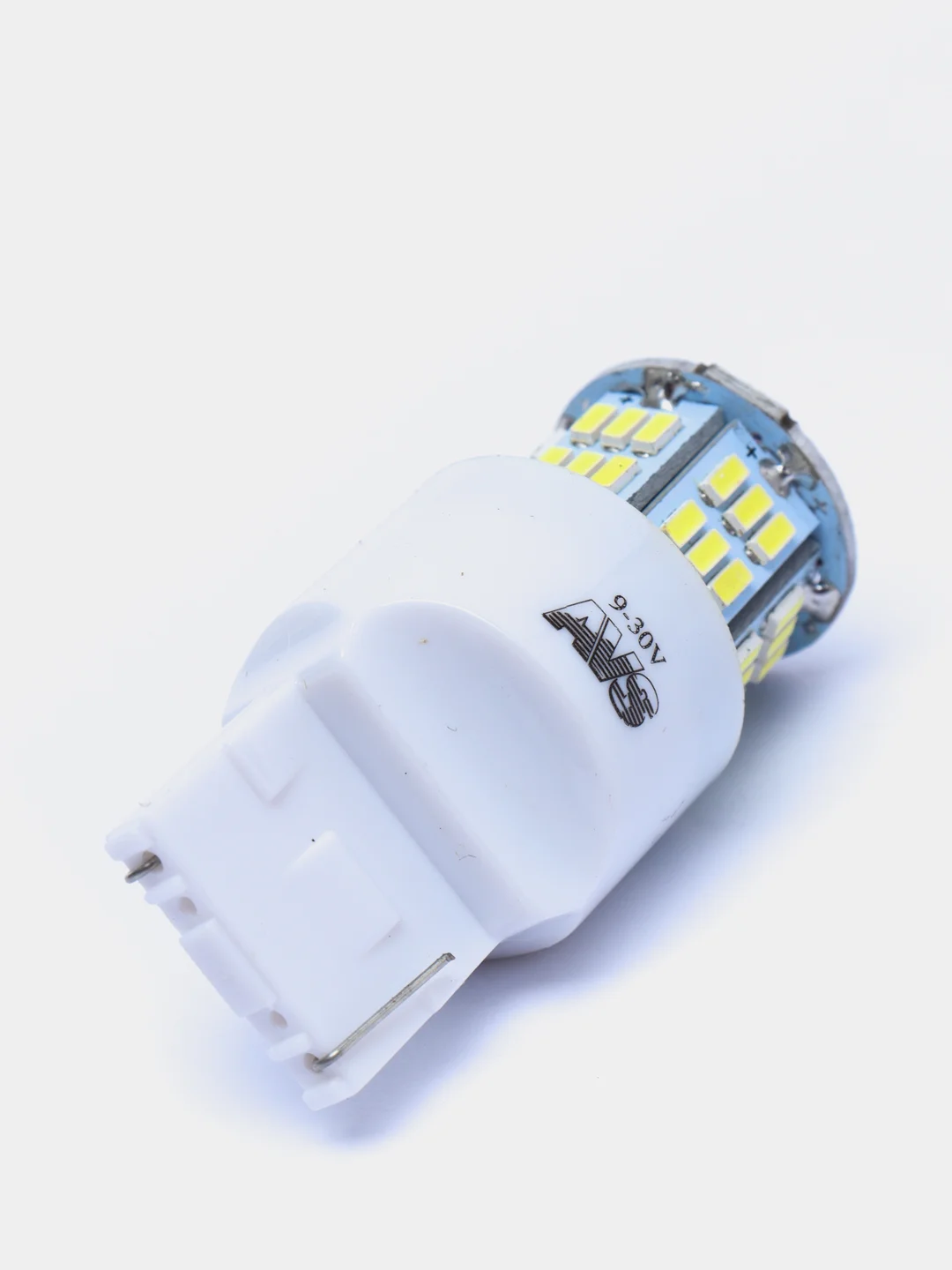 Лампа светодиодная, белая, T20, (W3*16q) 54SMD 3014, 1 contact, 2 шт