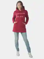Туника с капюшоном "EVERYTHING IS POSSIBLE" ФТ1345П2 бордовый, KLERY