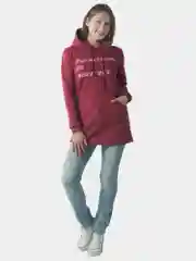 Туника с капюшоном "EVERYTHING IS POSSIBLE" ФТ1345П2 бордовый, KLERY