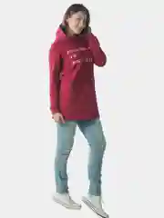 Туника с капюшоном "EVERYTHING IS POSSIBLE" ФТ1345П2 бордовый, KLERY