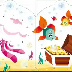 Раскрась и наклей. Морские приключения