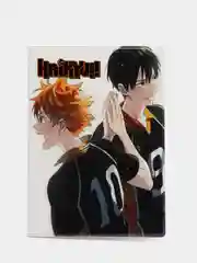Белый обложка на паспорт HAIKYUU