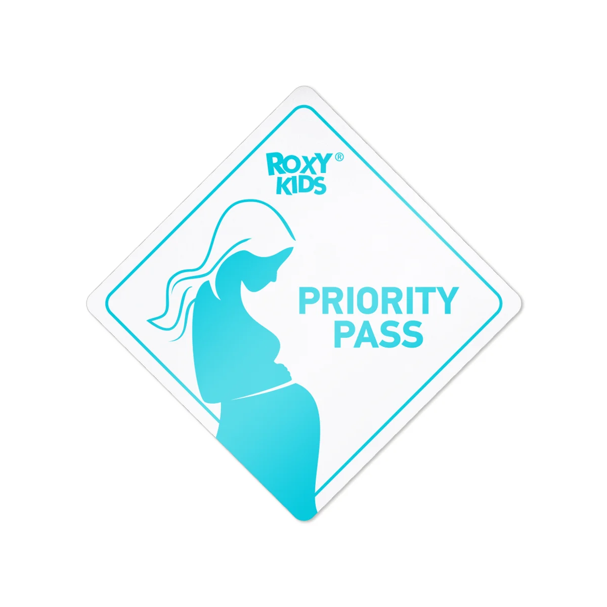 Белый наклейка на авто виниловая от ROXY-KIDS