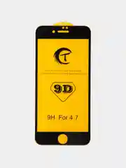 Закругленное олеофобное стекло 9D "T" iPhone 6/7/8/SE20/7+/8+/XR/11/XS Max/11 Pro Max
