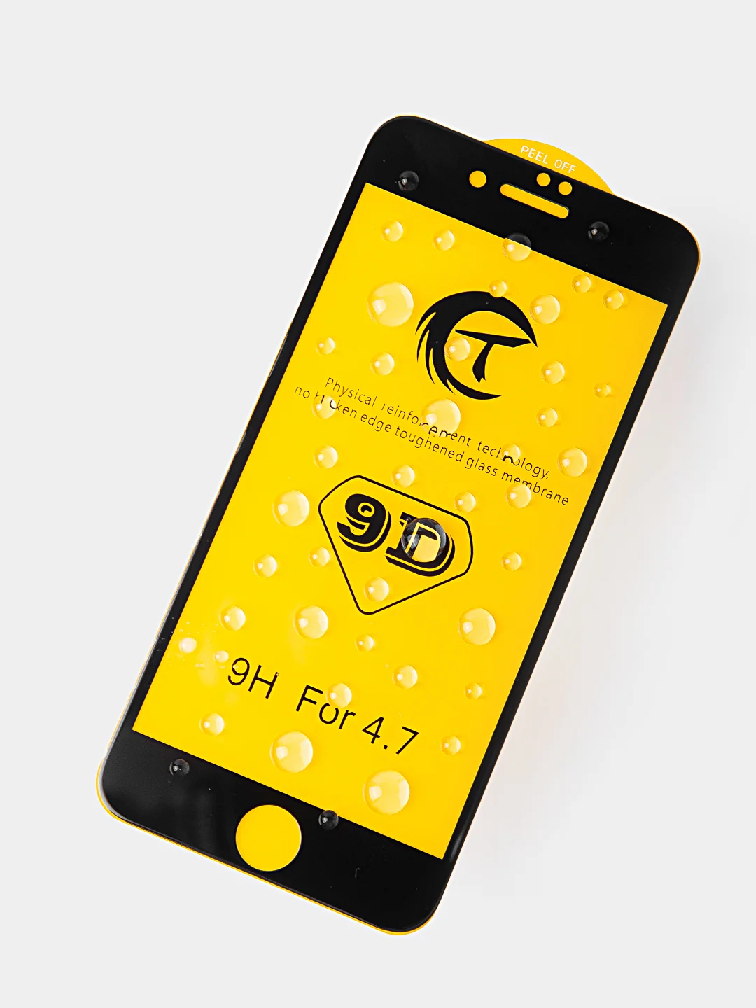 Закругленное олеофобное стекло 9D "T" iPhone 6/7/8/SE20/7+/8+/XR/11/XS Max/11 Pro Max