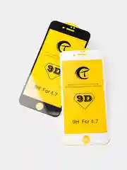 Закругленное олеофобное стекло 9D "T" iPhone 6/7/8/SE20/7+/8+/XR/11/XS Max/11 Pro Max