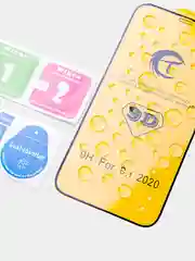 Закругленное олеофобное стекло 9D "T" iPhone 6/7/8/SE20/7+/8+/XR/11/XS Max/11 Pro Max