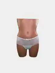 Белый трусы женские, кружевные, шорты с бантиком